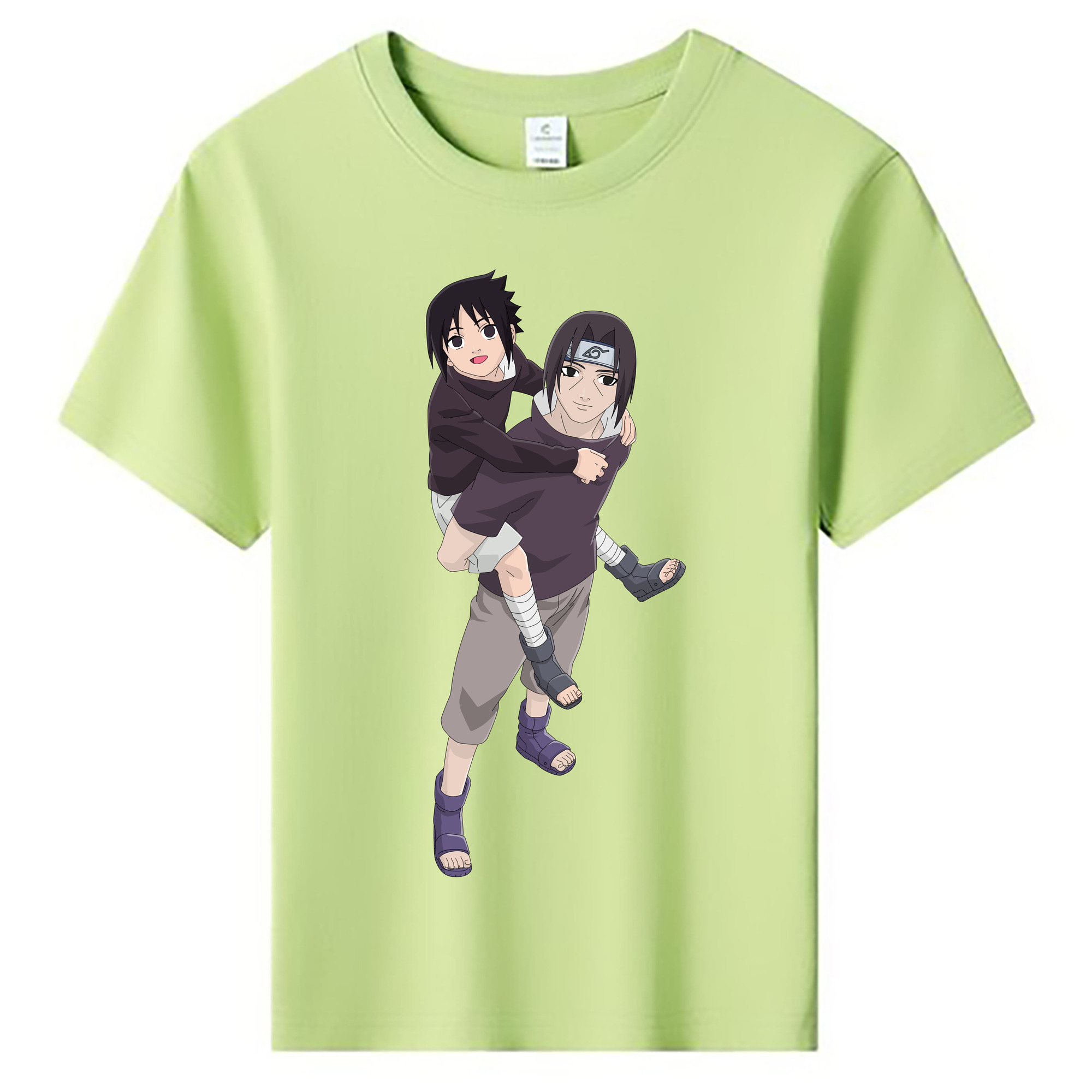 （画像用） NARUTO -ナルト- うちは イタチ Uchiha Itachi 綿100％キッズTシャツ（フロントプリント）